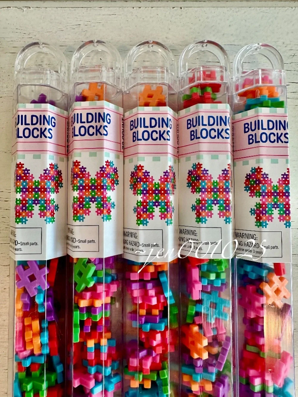 5 Sets Target Hashtag Building Blocks Multicolor